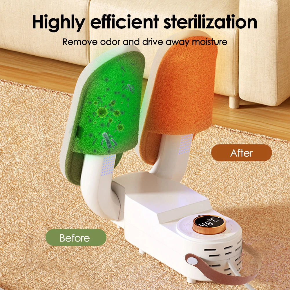 Foldable UV Electric Shoe Dryer for Fast Drying and Odor Elimination